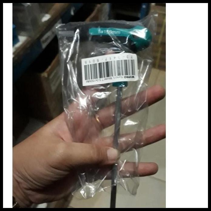 TERLARIS KUNCI L MODEL T WIPRO 5 X 150 MM