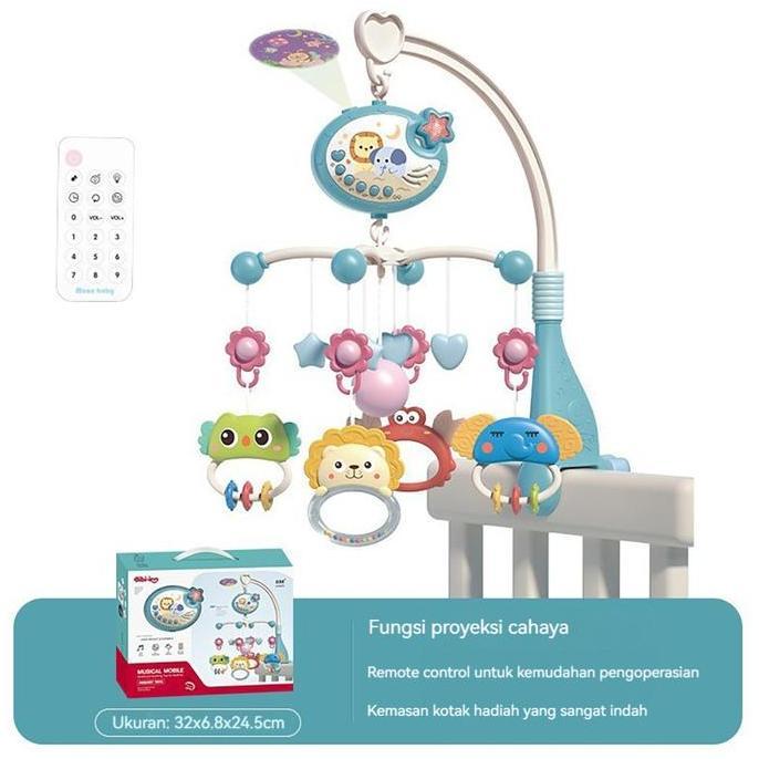 evarakristin8 - mainan lonceng tempat tidur bayi/mainan tidur bayi/mainan membujuk bayi/lonceng temp