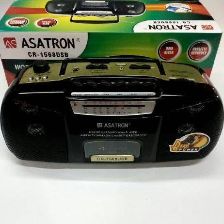 Murah Asatron Cr 1568 Radio Kaset Usb - Garansi Resmi - 100% Ori