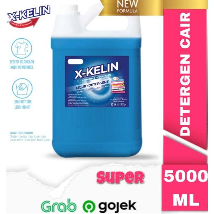 Kurin- X-Kelin Deterjen Laundry Super 5 Liter
