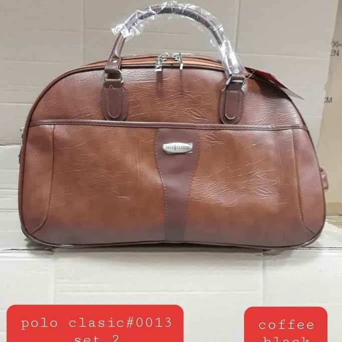 TAS KOPER CABIN TRAVEL BAG TROLY POLO CLASSIC RODA MEDIUM (M)