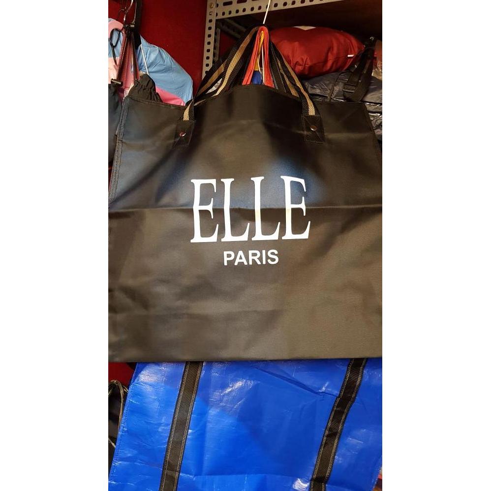 Kain elle jumbo, tas bahan kuat, tas barang, tas belanja, tas elle