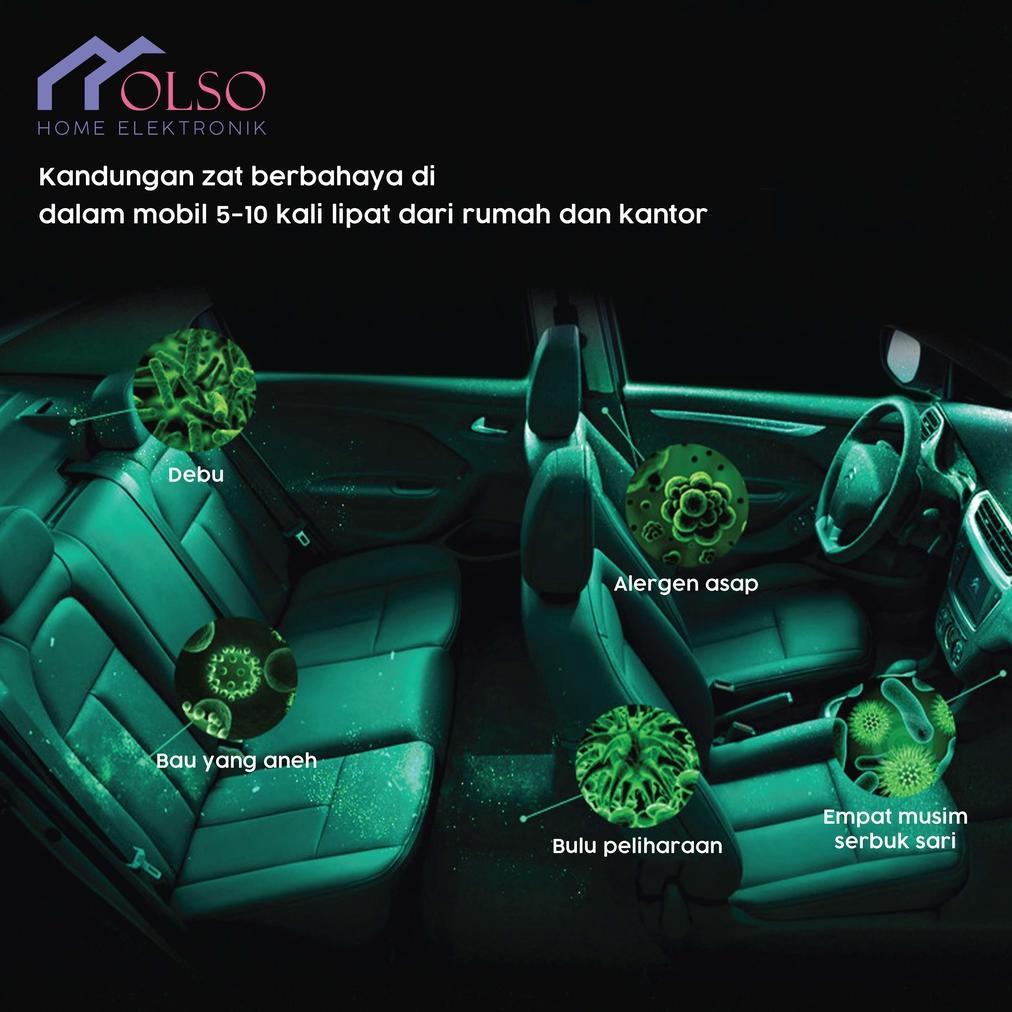 CUCI GUDANG AIR PURIFIER MINI PENGHILANG ASAP ROKOK PEMBERSIH UDARA MOBIL