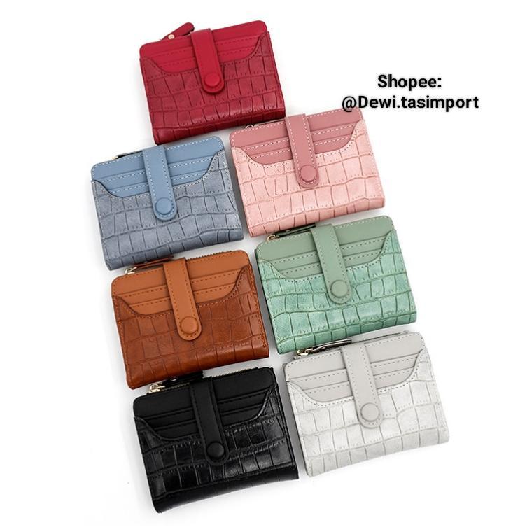 TERBARU (IMPORT KOREA) Dompet lipat wanita dompet kecil wanita dompet mini wanita dompet kartu wanit
