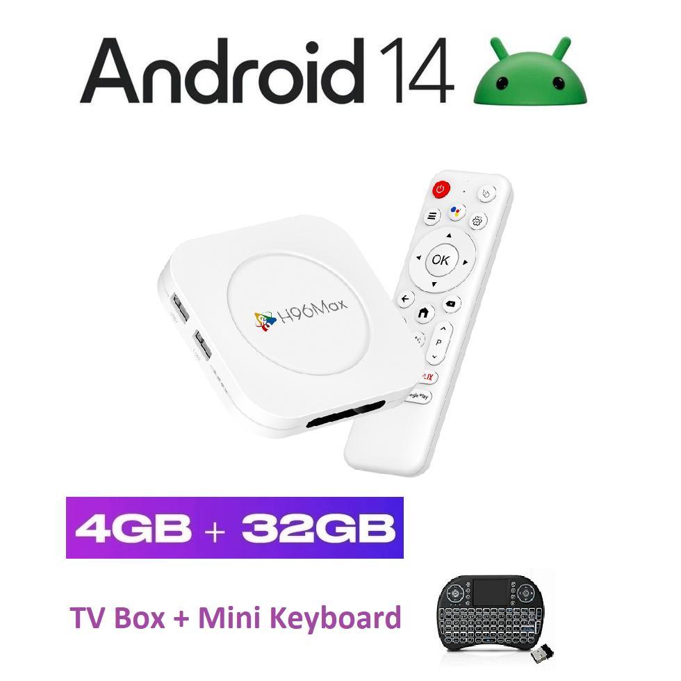 NEW Android TV Box H96 MAX 4GB 128GB Bluetooth Miracast Resolusi 8K