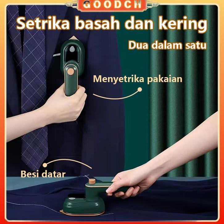 best deals goodch setrika uap genggam portable mesin setrika baju mini usb rechargeable, hemat energ