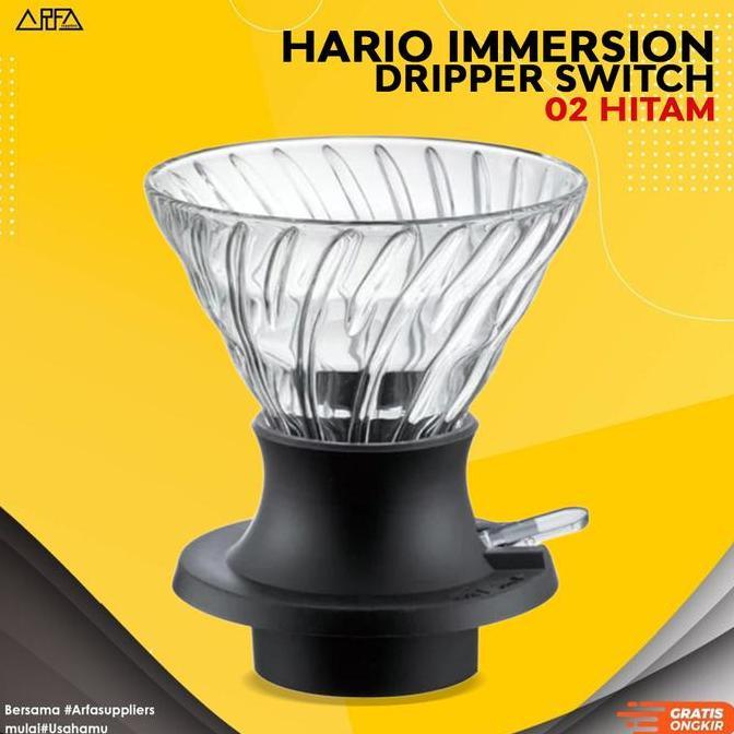 Hario Immersion Dripper SWITCH 02 Hitam