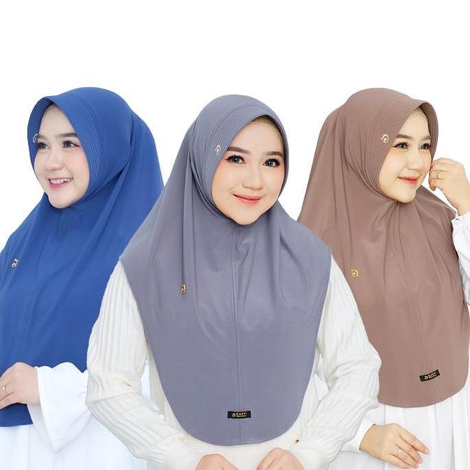 Latet- Daffi Hijab - Hijab Happy Series - Hijab Bergo Sport Jersey Pet Antem - Kerudung Muslim Insta