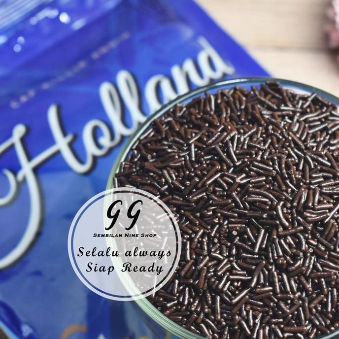 Eatstraight- Meses Holland 250 Gram Meises Holand Chocorice Cokelat Butir Kincir Angin Coklat Compou