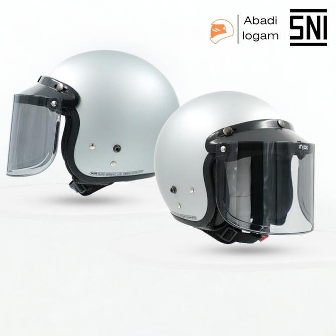 Sedia Helm Bogo Classic Cg Sni - Helm Dewasa Pria Wanita Full Leher Polos Murah | Original 100%