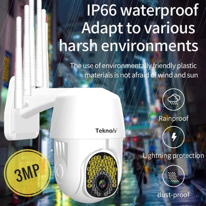 Kyatchi- Teknobi Kamera Cctv Ip Camera Wifi Ptz Auto Tracking Mengikuti Gerakan Cloud