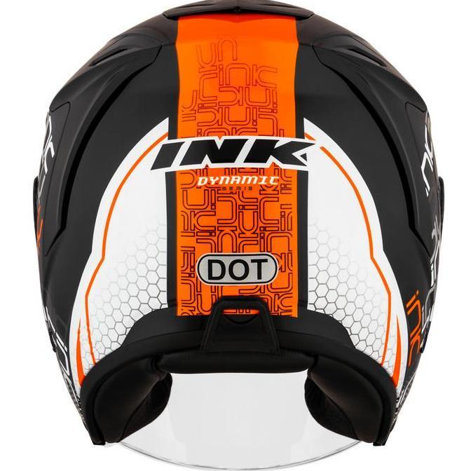 Sedia Helm Ink Dynamic #4 - Black/Orange | Original 100%