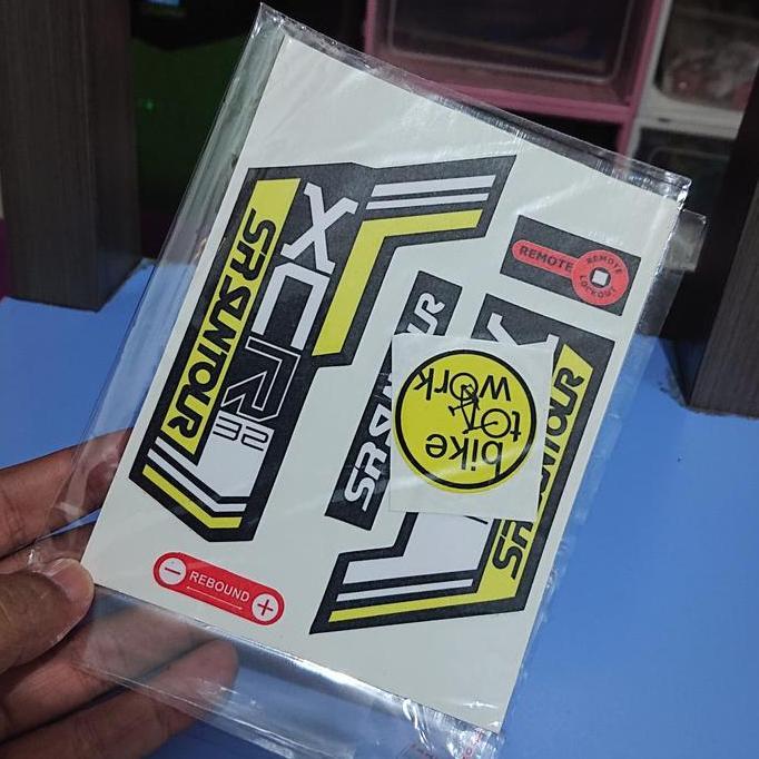 Ready Fork Suntour XCR Sticker Decal Fork Sticker Fork Suntour Suntour XCM X