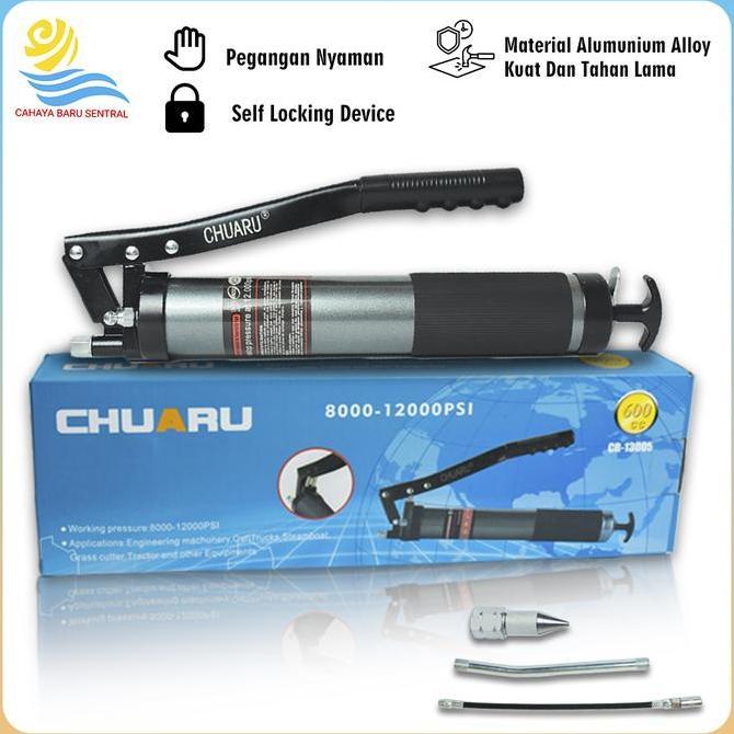 POMPA GEMUK Manual 600CC / GREASE GUN 600 CC // Hand Grease Gun 600 CC