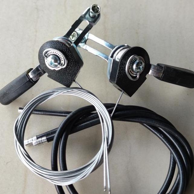 shifter 5 6 7 speed model jempol sepeda federal jadul