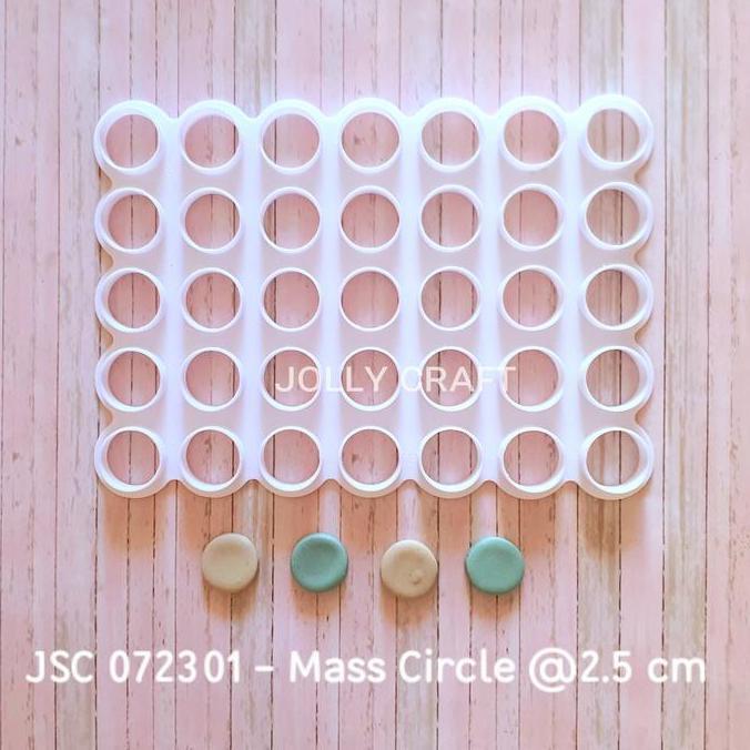 TERBARU - Cookie cutter MASS CIRCLE @2.5 cm 35 Holes