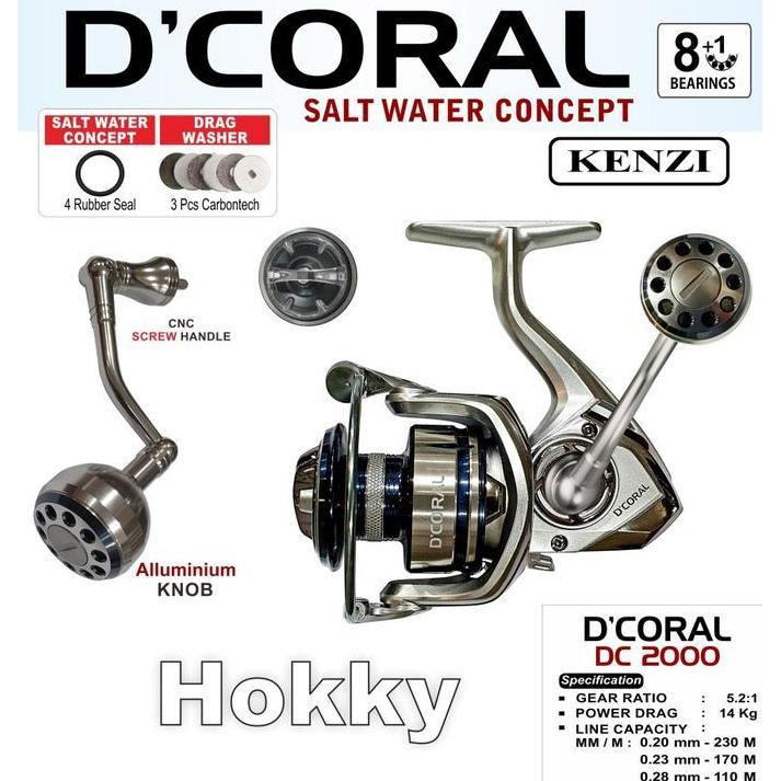 TERMURAH -  REEL KENZI D CORAL 2000 