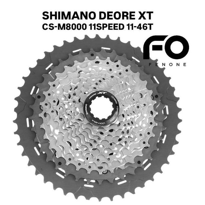 Ready SPROCKET DEORE XT CS-M8000 11-46T 11SPEED / SPROCKET CS M8000 DEORE XT 11 SPEED