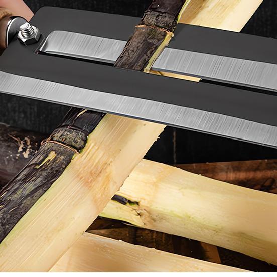 Pisau Pengupas Tebu Ekstra Besar Pisau Pemotong Tebu Baja Karbon Tinggi Pisau Pengupas Buah Multifun