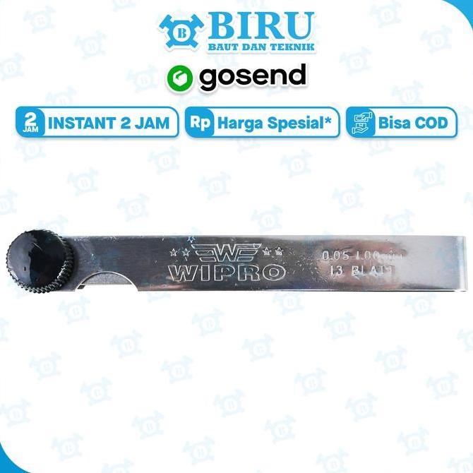 WIPRO Feeler Gauge 13 Blades / Puller / Fuller 13pcs murah
