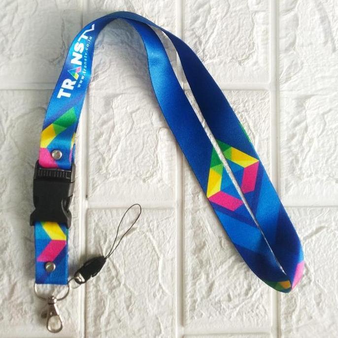 Ready Lanyard Tali Gantungan ID Card TRANS TV 2,5cm Free Strap Gantungan HP
