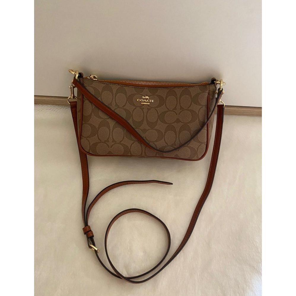 PAKET HEMAT 36674 F67567 Women bag top handle pouch in signature canvas