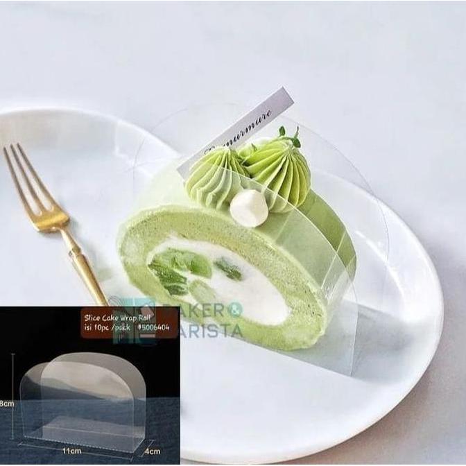 ] Slice Cake Wrap Mika Isi 10pcs Per Pack / Mika Premium Slice Cake Roll / Cake Segitiga Roll Cake /