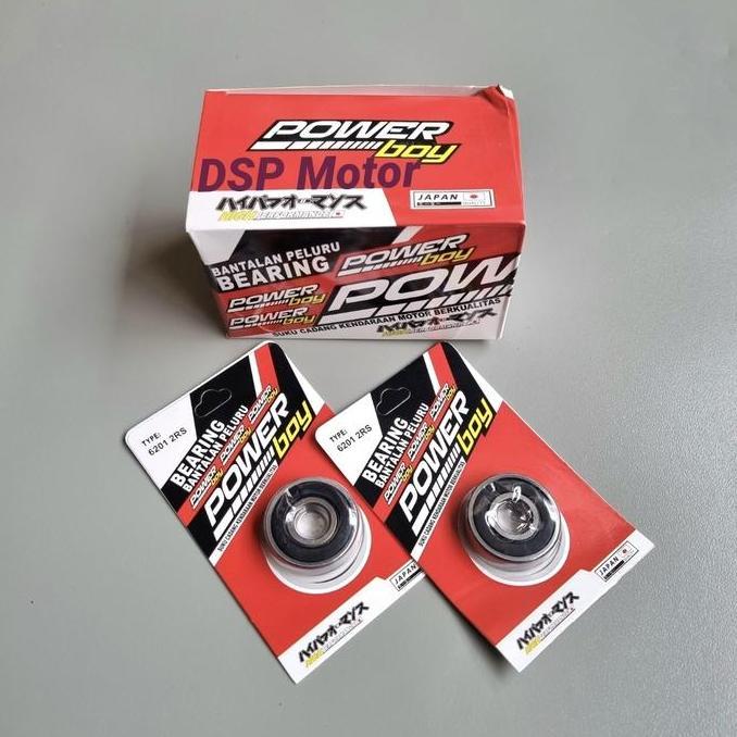 (10 Pcs)  Lahar Roda Depan Bearing Motor Honda 6201 2Rs Revo 110-Revo Absolute