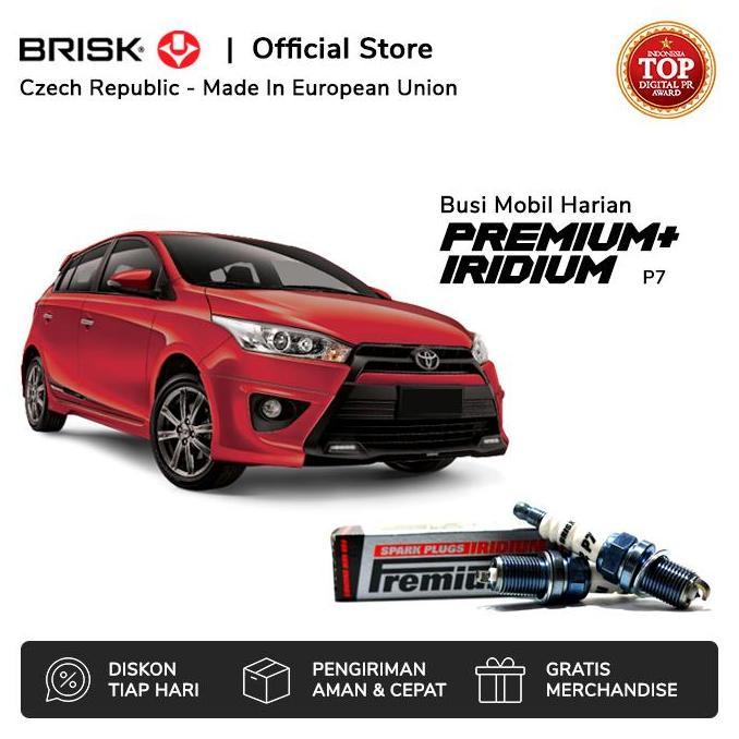 BUSI MOBIL TOYOTA YARIS LELE BRISK PREMIUM IRIDIUM P7 PROMO