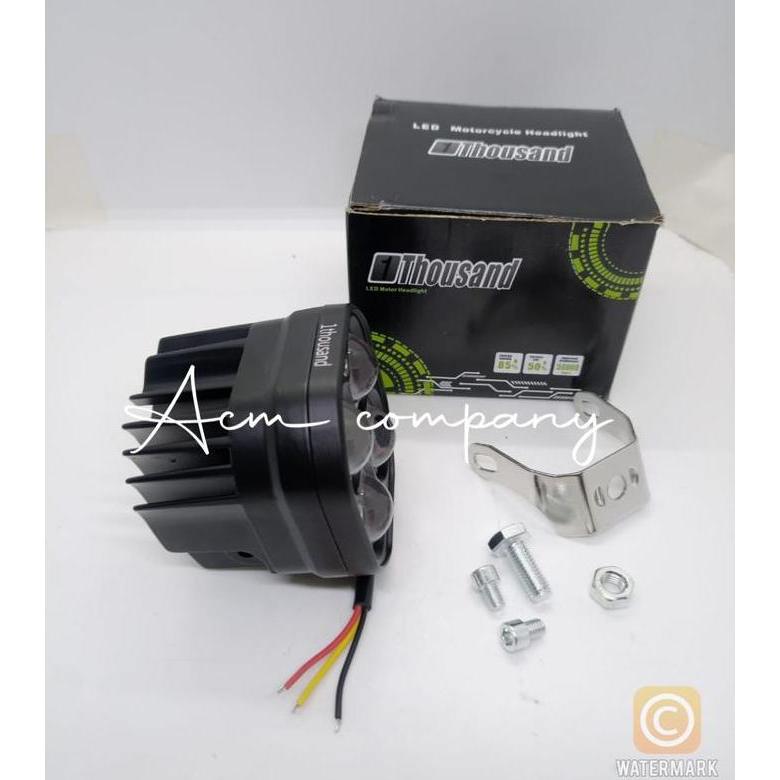 Lampu Tembak Sorot Laser Gun LED 4Mata Motor Mobil 40Watt Laser Gun D2