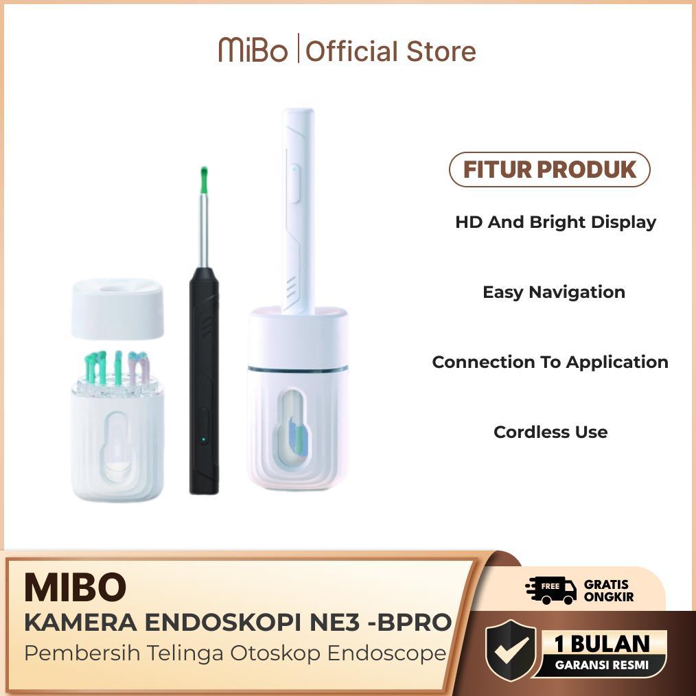 READY MiBo Kamera Endoskopi Otoskop NE-3B PRO Alat Pembersih Telinga & Pemeriksa Kesehatan Telinga