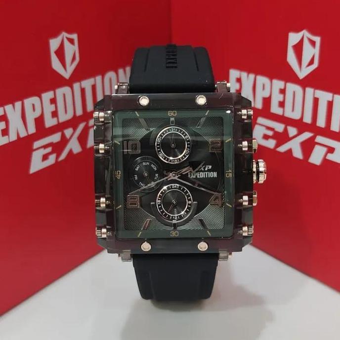 JAM TANGAN wanita pria  EXPEDITION E6808 E 6808 / E 6782 E6782 Rubber original