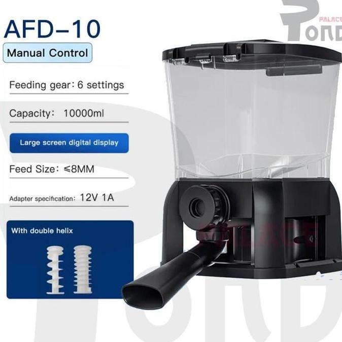 Sale Autofeeder Kolam Ikan Koi 10L Solar Auto Feeder Automatic Pond Feeder