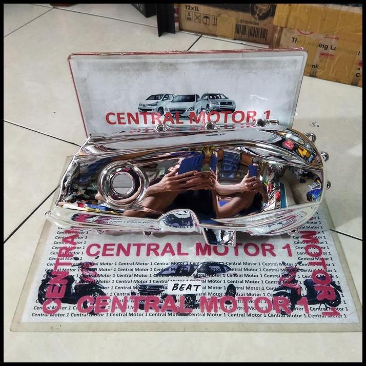 DISKON TUTUP CVT BEAT KARBURATOR CARBURATOR VARIASI CHROM KROM 