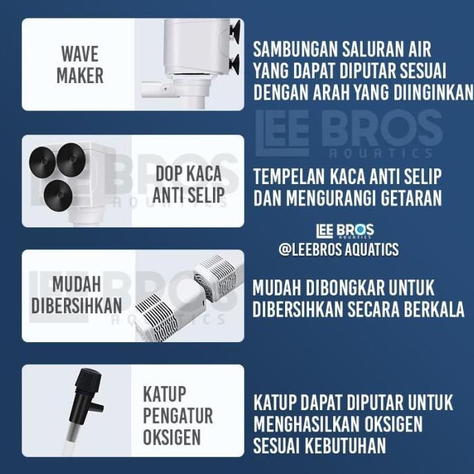 Sakan- Pompa Filter Aquarium / Internal Filter Aquarium / Pompa Air Aquarium / Filter Akuarium / Fil