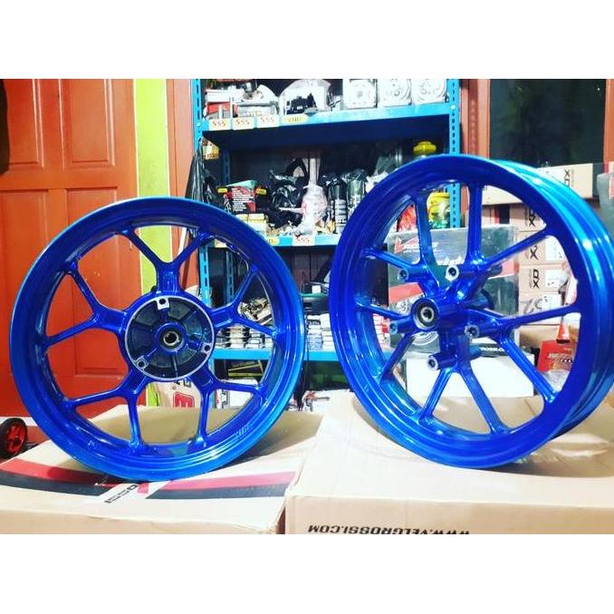 Velg R25 / MT25 blue candy lebar for triple disk