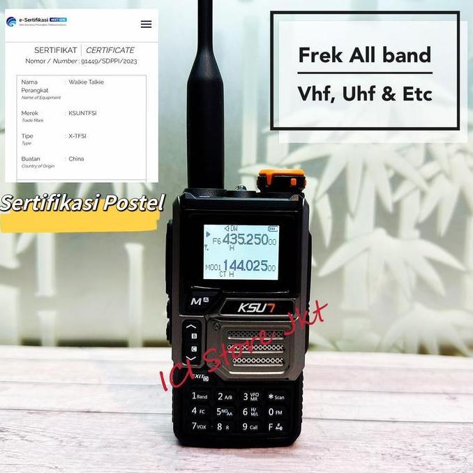 BEST PRICE - HT KSUN Frekuensi Allband Sudah Unlock semua Frekuensi.Ijin Postel