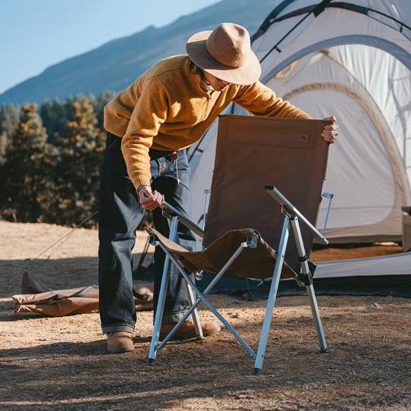 KURSI LIPAT PORTABLE OUTDOOR CAMPING NATUREHIKE CNH22JU059 TIPE 47