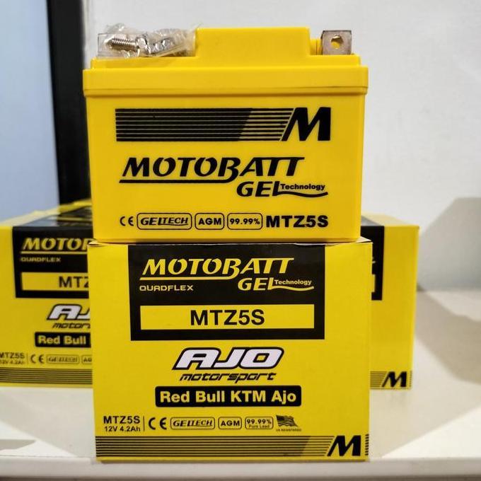 Aki Motor Yamaha Mio M3 Motobatt Mtz5S Aki Kering/Aki Gel