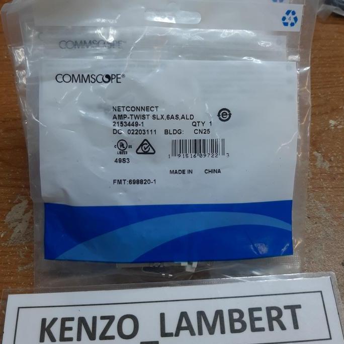 TERBARU - Modular cat 6a AMP COMMSCOPE / modular cat6a / modular cat6a commscope