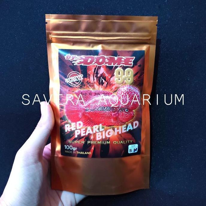 Sakan- 99 Makanan Lohan 100 Gr / Pelet Ikan Louhan / Dome / Original Thailand