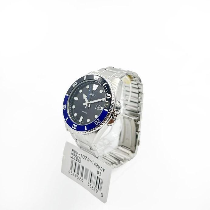 JAM TANGAN PRIA CASIO ORIGINAL MDV-107D-1A2 / MDV-107D-1A2VDF ANALOG
