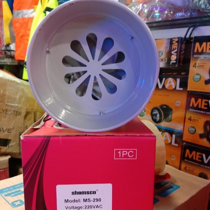 Mini Sirine Motor Sirine Ms290 220V Ac