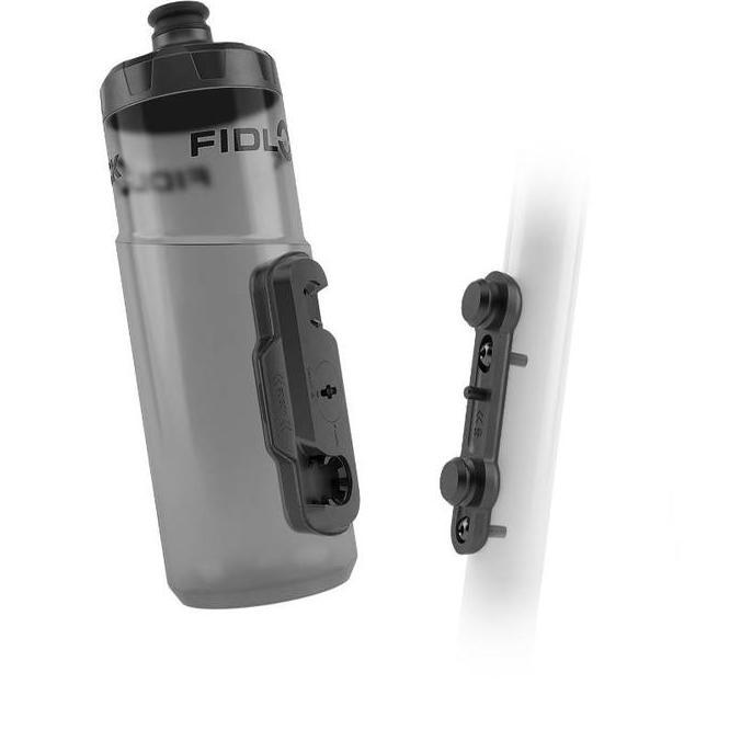 Botol Sepeda - Fidlock Twist 600 + Bike Base - Transparent Black Ready