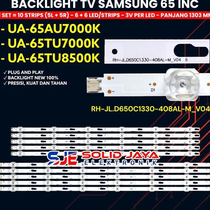 PROMO HARI INI - BACKLIGHT TV LED SAMSUNG 65 INC UA 65TU7000 65TBACKLIGHT TV SAMSUNG 65 INCH 65TU700