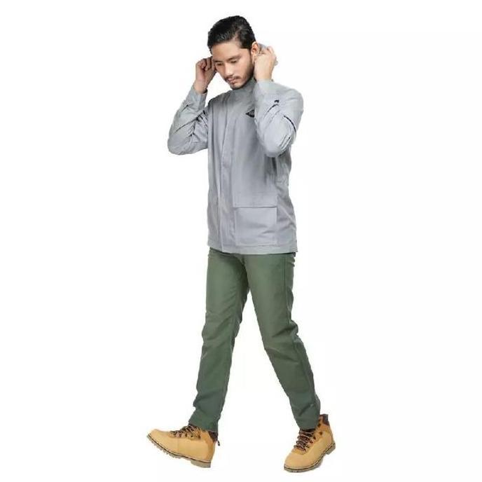 Jaket Pria Windranger Jaket 910003755 Grey Jaket Outdoor Jaket Motor Sport Sport