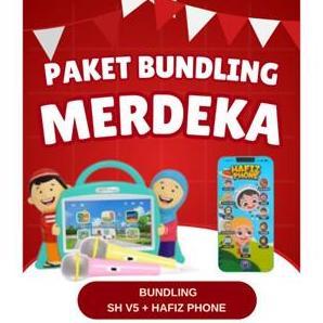 Promo (Promo Kemerdekaan) Smart Hafiz V5/Hafiz Q Bundling Sajadah Yellow/Hafiz Phone/Hafiz Hafizah B