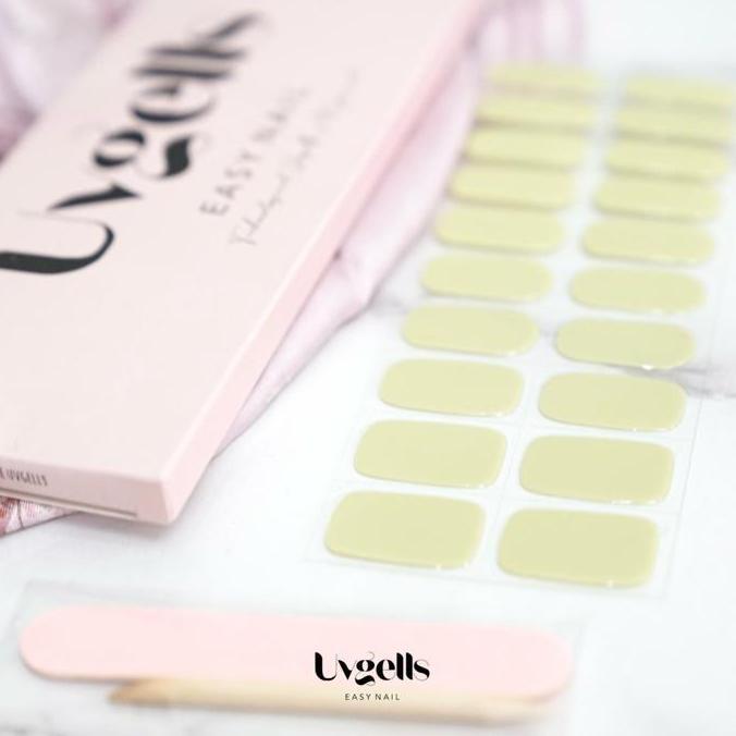 Uvgells  Sage Green - Teknology Nail Sticker Gel Art