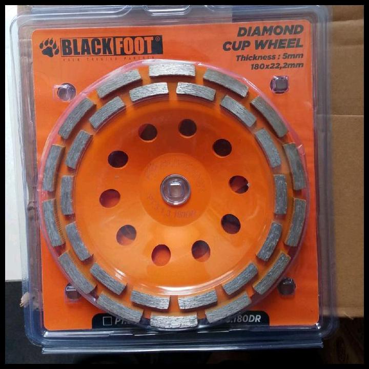 BEST DEAL DIAMOND CUP 7" DOUBLE RAW BLACKFOOT 5MM/ 180X22,2MM BLACKFOOT 