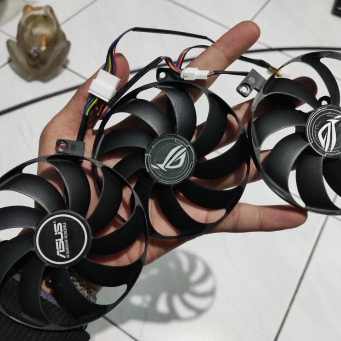 TERLARIS - Fan Vga ASUS ROG Strix 87mm 7pin RTX 2060 2070 super 2080 ti